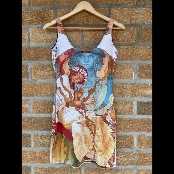 Blackmilk THE SLAV EPIC DRESS size large - Picture 3 of 8